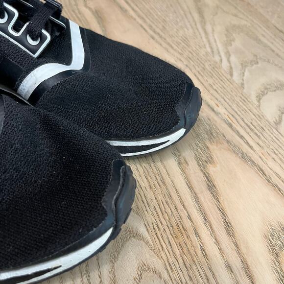 adidas NMD R1 Sneaker Black Solar Yellow White Trainer Gym Shoe Men’s Size 5 - Picture 10 of 12